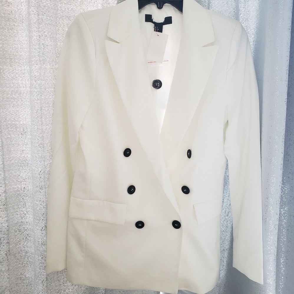New w/ Tags Six Bottoms Boyfriend Blazer